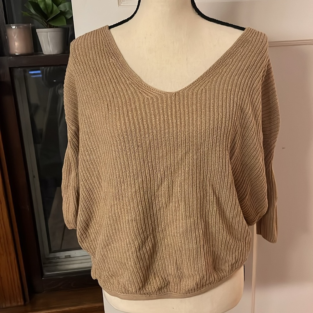 CLOSETCLEANOUT Express Oversized Brown Sweater